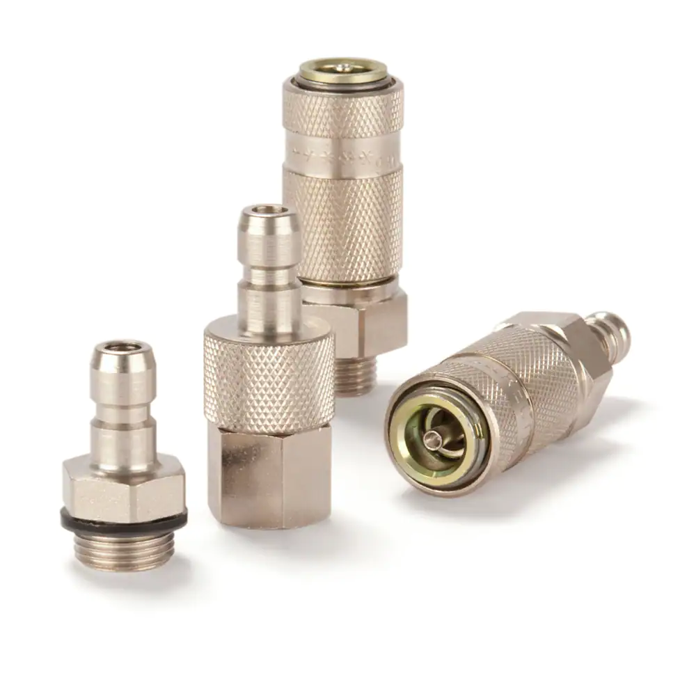 Parker優(yōu)質(zhì)的氣動快換接頭，符合德國工業(yè)標(biāo)準(zhǔn)結(jié)構(gòu)，51系列